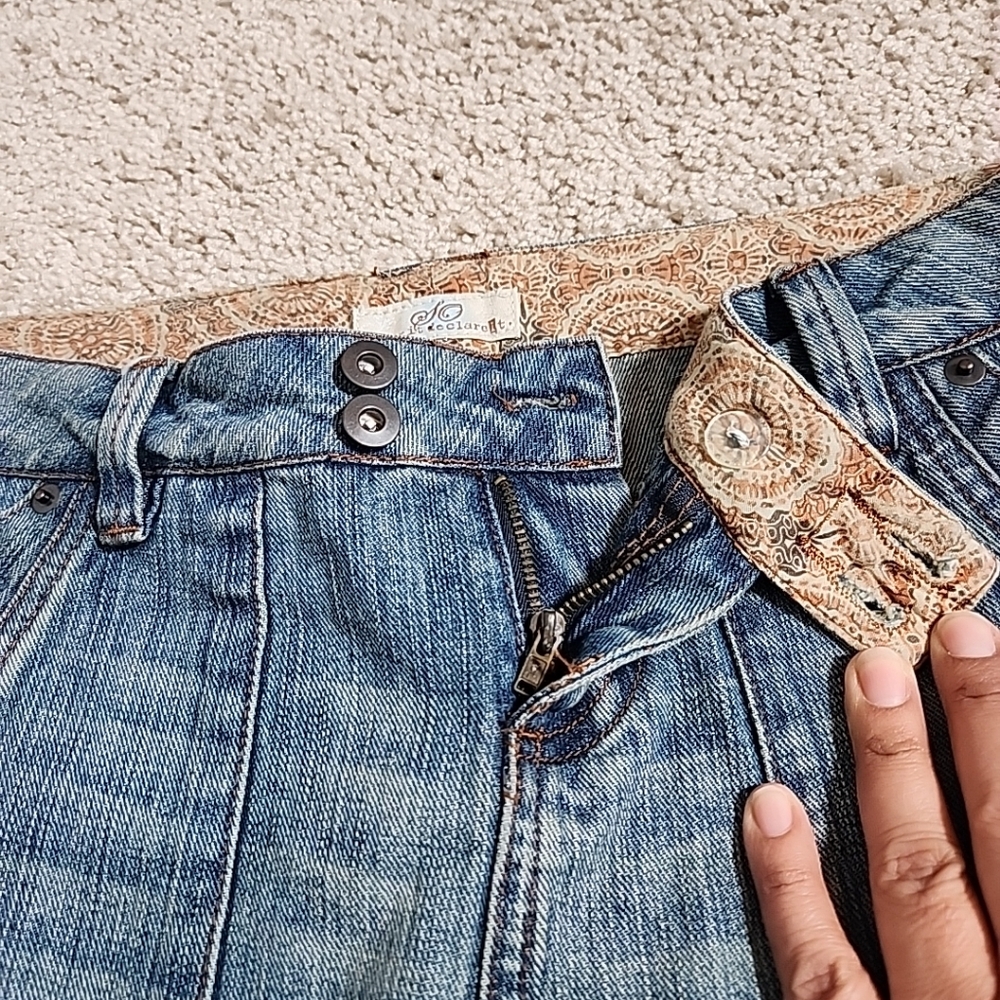 So Wear It Declare It 2000s Denim Skirt Sz 7 - Picture 5 of 7